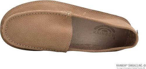 Vista 3 de Rainbow Sandals Comfort Classics - Mocasines de cuero para hombre Arco iris