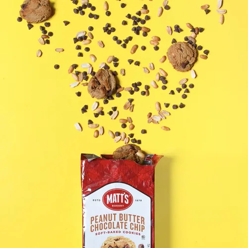 Vista 26 de Matt's Bakery Galletas con chispas de chocolate, horneadas suaves, sin OMG, ingredientes totalmente naturales; 4 bolsas (10.5 onzas cada una)