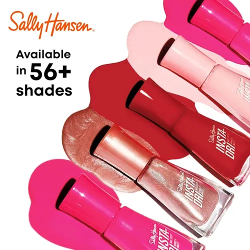 Vista 7 de Sally Hansen Insta-Dri Esmalte de uñas de Halloween Secado rápido, larga duración, brillo sin rayas Opaco, brillante 729 Eerie-sistible