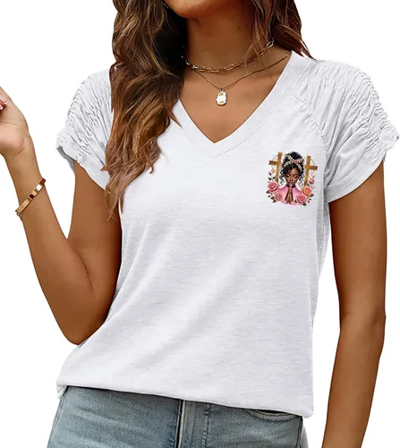 Vista 3 de 9 piezas de calcomanías para planchar para mujer, parches de transferencia de calor para camisetas, ropa lista para prensar, diseño de calcomanías