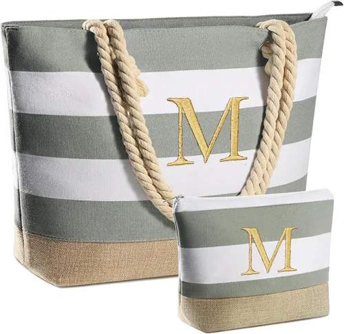 Vista 80 de YOOLIFE Bolsas de playa para mujer, bolsa de lona de viaje, bolsa impermeable para piscina, artículos esenciales de viaje, regalos para mujeres
