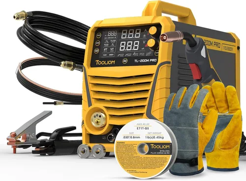 Vista 14 de TOOLIOM 135A Mini Soldador MIG de núcleo de flujo 110V Soldador MIG sin gas Flux MIG/Lift TIG/Stick Máquina de soldadura 3 en 1 Portátil