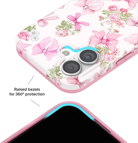 Vista 44 de VELVET CAVIAR Funda para iPhone 15, compatible con MagSafe, probada contra caídas de 10 pies, fundas protectoras de diseño, leopardo color rosa