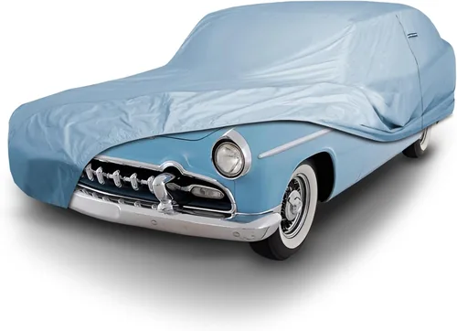 Vista 16 de iCarCover Funda de automóvil a medida para DeSoto, Deluxe (1946-1952), impermeable, para todo tipo de clima, lluvia, nieve, UV, protector solar