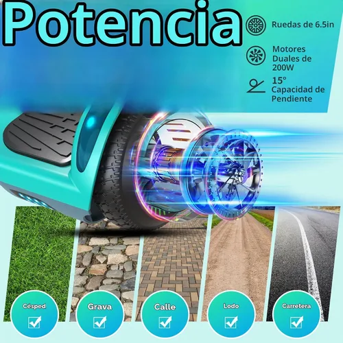 Vista 5 de SISIGAD Scooter, ruedas de flash de 6.5 pulgadas y luces LED Corlorful, todo para niñas y niños a partir de 6 años