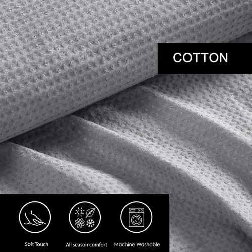Vista 11 de Vera Wang - Juego de funda de edredón tamaño Queen, juego de ropa de cama de algodón suave con fundas a juego, cierre de botón, elementos esenciales