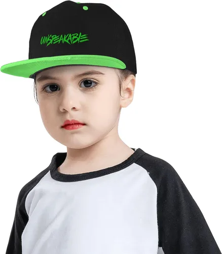 Vista 6 de Gorra de béisbol para niños y niñas, gorra de hip hop, ajustable, novedad para niños