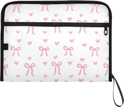 Vista 27 de Gredecor 13 Pockets File Folder Organizer A4/Letter Water Resistant Document Bag with Zipper Filing Folder Expanding File Pouch Storage for School