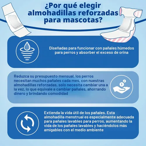 Vista 4 de Forros desechables para pañales para perros, almohadillas elevadoras para perros machos y hembras, insertos de pañales para perros que se adaptan a