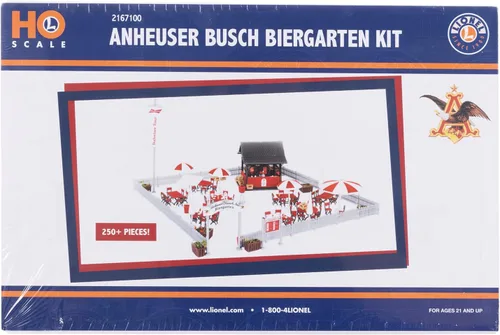 Vista 14 de Lionel Anheuser-Busch Biergarten HO Gauge Kit de construcción de tren