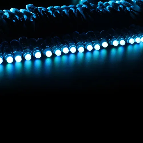 Vista 5 de Set de 5 luces LED individuales direccionables, de WESIRI, WS2811, para módulo de píxeles, impermeabilidad IP68, Negro