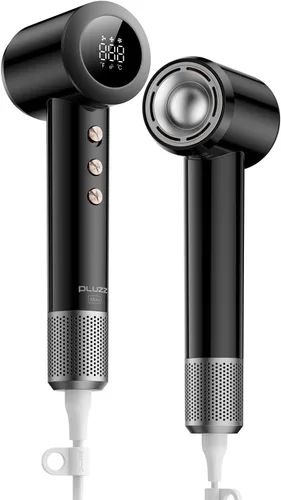 Vista 16 de Secador de pelo profesional con difusor para cabello rizado, secador iónico negativo de 1,312.3 ft para secado rápido, motor sin escobillas de alta