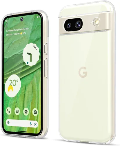 Vista 177 de oakxco para Google Pixel 6A Funda de teléfono de silicona líquida, diseño estético lindo y delgado para mujer y niña, cubierta de gel suave, lisa