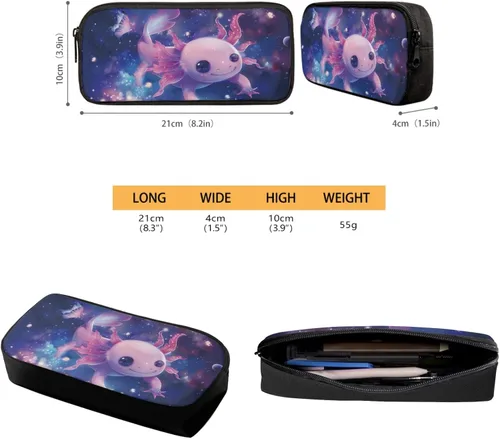 Vista 156 de HUGS IDEA Juego de 3 bolsas escolares con aislamiento térmico para el almuerzo, estuche para lápices