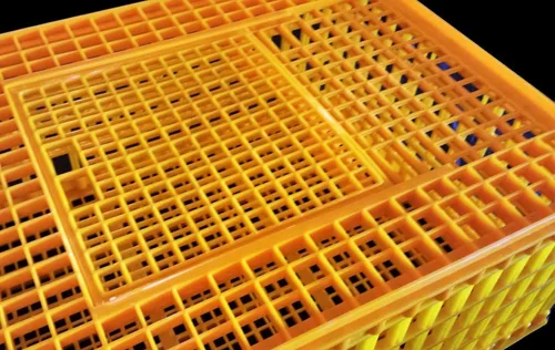 Vista 4 de H.D. 29x21x12 Transporte de aves de corral 4H Show CAGE COOP Basket Chicken Crate
