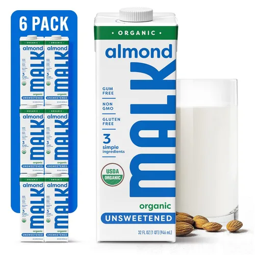 Vista 10 de MALK Leche de almendras de vainilla sin azúcar, orgánica y estable