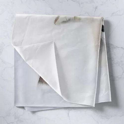 Vista 2 de Feelyou Tapiz de zorro ártico, tapiz para colgar en la pared para niños y niñas, bonito tapiz de pared de animales salvajes, arte de pared