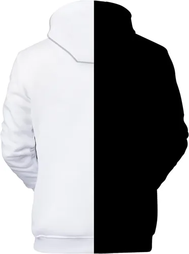 Vista 3 de Ymosrh Sudaderas con capucha para hombre e invierno color sólido con capucha para ocio, manga larga, ropa deportiva, suéter casual