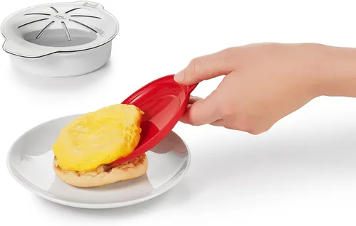Vista 3 de OXO Good Grips Cocedor de huevos para microondas, blanco