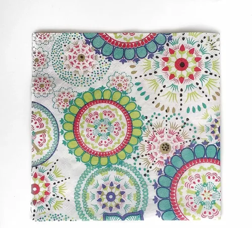 Vista 30 de Zelten Servilletas de papel de colores (rosa telar)