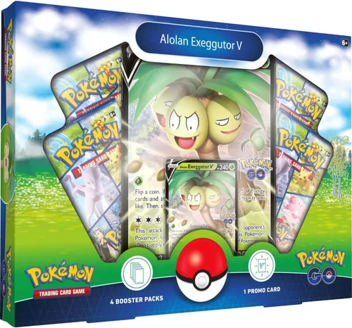 Vista 2 de Pokemon TCG: Caja de colección V de Pokémon GO—Alolan Exeggutor V