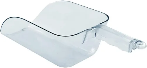 Vista 3 de Cuchara de aluminio de fondo plano de 4 onzas