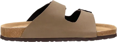 Vista 3 de CUSHIONAIRE Sandalia con plantilla de corcho Lane para hombre con +Comfort