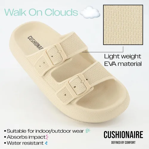 Vista 4 de CUSHIONAIRE Fame - Sandalia para mujer con +Comfort
