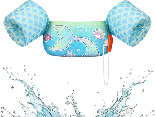 Vista 28 de HeySplash Swim Vest for Kids, Puddle Float Jumper with Safety Buckle