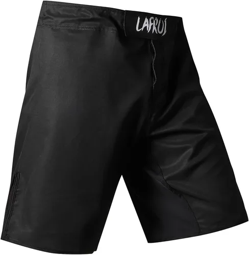 Vista 3 de LAFROI QJK01 - Pantalones cortos de boxeo para hombre con cordón y bolsillo
