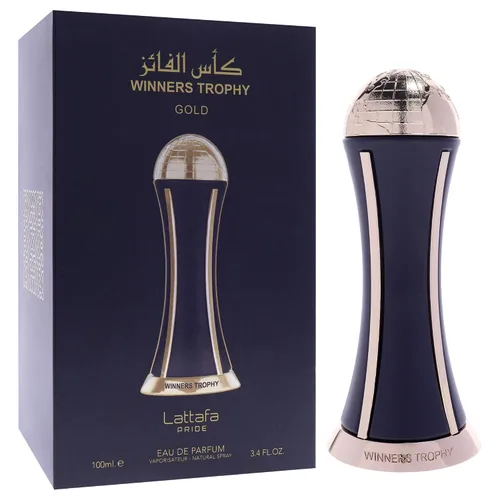 Vista 3 de Lattafa Perfumes Al Khas Winners Trophy Gold para Unisex, Eau de Parfum Spray, 3.4 onzas