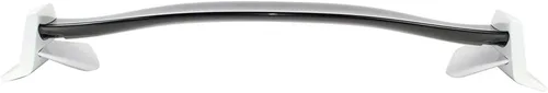Vista 11 de IKON MOTORSPORTS, Alerón de maletero prepintado compatible con Honda Civic 4Dr Sedan 2016-2021, TR pintado #731513 Centro negro brillante y tapa