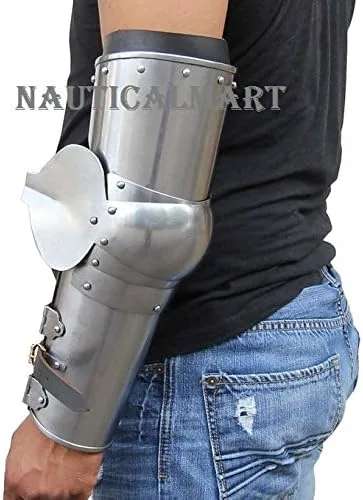 Vista 4 de NauticalMart Calvario de finales del siglo XIV, 0.63 oz, disfraz medieval de armadura de guardia de brazos