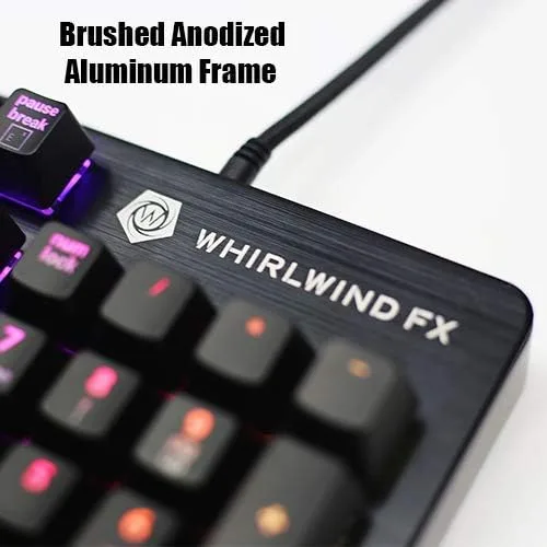 Vista 3 de Teclado para juegos Element V2 iluminación interactiva y personalizable, experiencia RGB inmersiva y reactiva