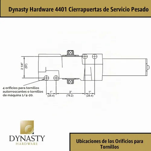 Vista 7 de Dynasty Hardware Cierrapuertas hidráulico comercial de alta resistencia de grado 1 y brazo abierto, cierre automático, tamaño de resorte ajustable