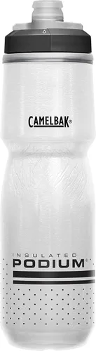 Vista 11 de CamelBak Podium Chill Bike Botella de agua aislada con compresión Negra, 24 onzas