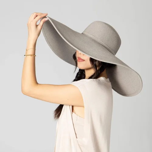 Vista 12 de San Diego Hat Company Ultrabraid Sombrero con ala extra grande, para mujer.