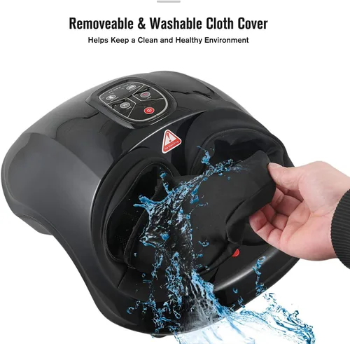 Vista 6 de FIT KING Masajeador de Pies Shiatsu con Calor, Máquina de Amasado Profundo, Masajeador de Reflexología Podal para Relajación de Pies y Alivio