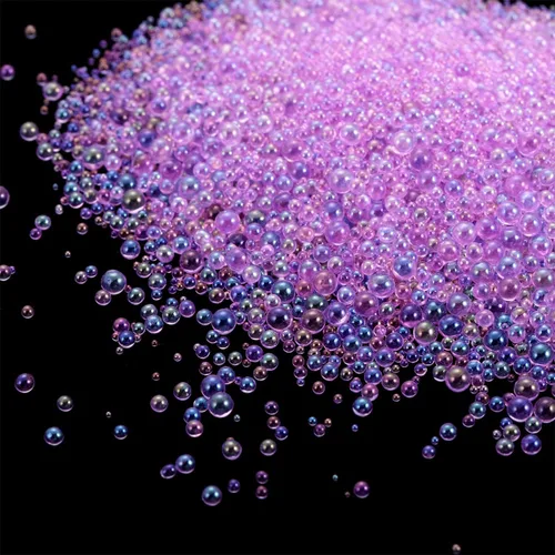 Vista 17 de Mini bolas de cristal de 0.4 a 0.118 in, relleno de resina epoxi para bricolaje, moldes de silicona, rellenos de decoración de arte de uñas