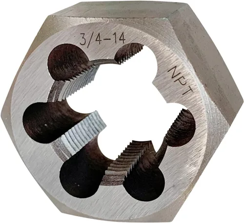 Vista 5 de NPT Tubo Hex Troquel Cartbon Acero 1-1/2 "-11 1/2