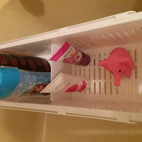 Vista 8 de TOPINCN Bandeja de bañera, bandeja de bañera ampliable, bandeja de baño, bandeja de bañera, puente de ducha, estantes organizadores, accesorios