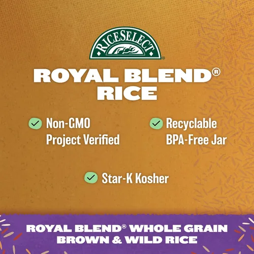 Vista 5 de RiceSelect Texmati Brown & Wild Rice Royal Blend, 28 onzas (paquete de 1)