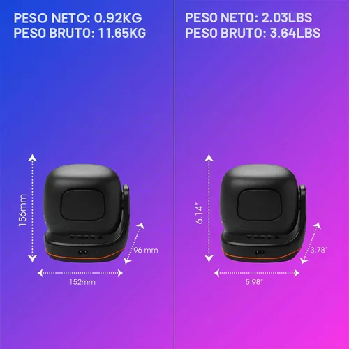 Vista 3 de JBL Partylight Beam - Luz de fiesta con proyección Bluetooth, lleva tu fiesta al siguiente nivel con un espectáculo de luces coreografiado que llena