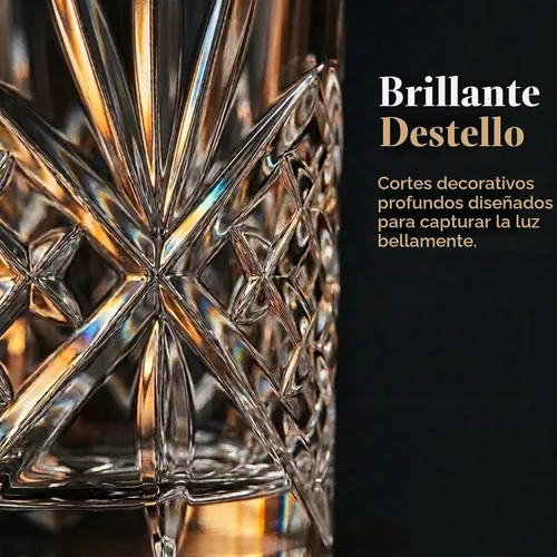 Vista 7 de Godinger Dublín - Juego de 12 vasos de alta copa de cristal