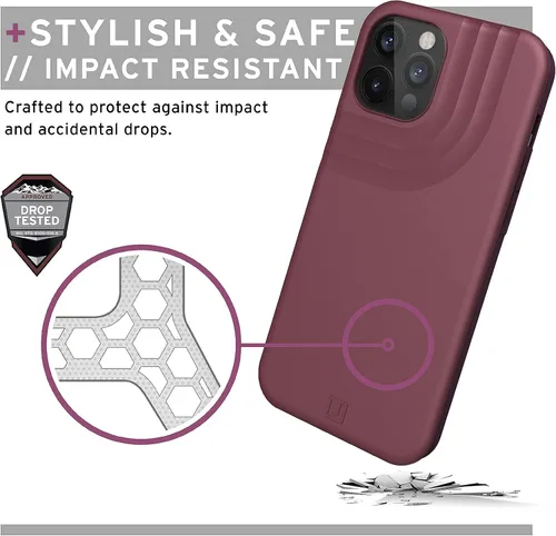 Vista 3 de URBAN ARMOR GEAR [U] by UAG - Funda protectora diseñada para iPhone 12 Pro Max [pantalla de 6.7 pulgadas] ancla que absorbe los golpes, ajuste Ancla