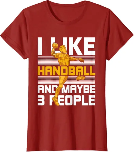 Vista 20 de Divertido jugador de balonmano atleta regalo balonmano camiseta Negro