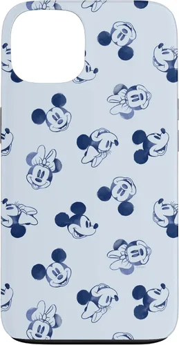 Vista 7 de Funda retro para iPhone 16 Disney Minnie y Mickey Mouse Icon Faces Vintage Art Retro