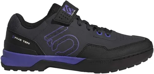 Vista 3 de Five Ten Zapatos de bicicleta de montaña con encaje Kestrel Gris Cinco/Ciano/Núcleo Negro