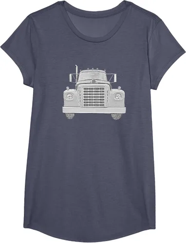 Vista 13 de Camiseta clásica de camión pesado International Harvester IH Loadstar, Negro, S