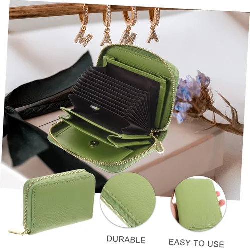 Vista 2 de EXCEART 3pcs Wallet Portable Delicate Bag Change Storage Holder Coin Container Change Coin Pouch Holder Case Convenient Bag Change Storage Pouch